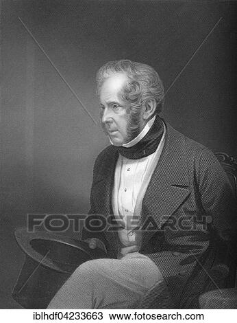 Stock Image - Lord Henry John Temple, 3rd Viscount Palmerston, 1784, 1865, British statesman and Prime Minister. Fotosearch