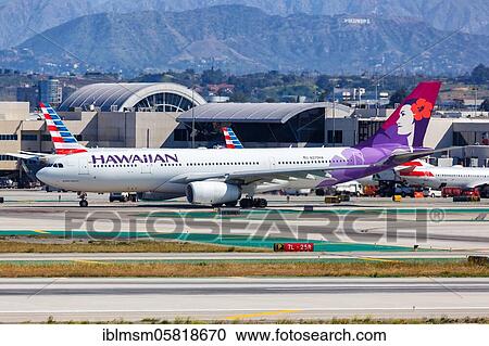 Los Angeles, United States, April 12, 2019: A Hawaiian Airlines Airbus A330-200 aircraft with registration mark N370HA at Los Angeles Airport (LAX) in the United States, North America View Large Photo Image Stock Image - Los Angeles, United States, April 12, 2019: A Hawaiian Airlines Airbus A330-200 aircraft with registration mark N370HA at Los Angeles Airport (LAX) in the United States, North America. Fotosearch