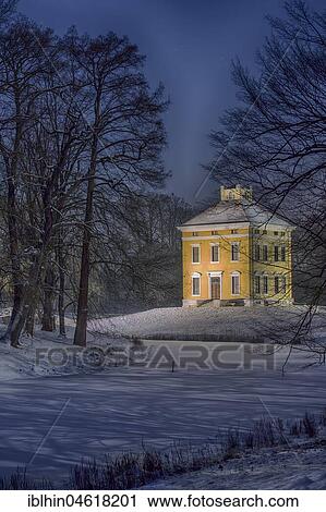 Luisium, classicistic country house at dawn, Dessau-Wörlitz Garden Kingdom, UNESCO World Cultural Heritage Site, Dessau, Saxony-Anhalt, Germany, Europe View Large Photo Image Stock Image - Luisium, classicistic country house at dawn, Dessau-Wörlitz Garden Kingdom, UNESCO World Cultural Heritage Site, Dessau, Saxony-Anhalt, Germany, Europe. Fotosearch