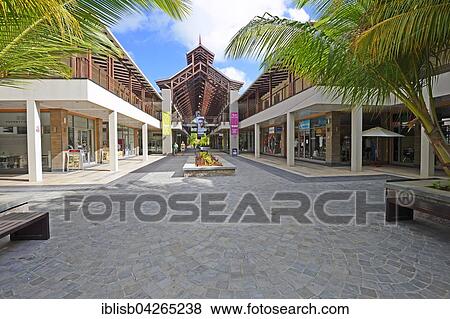 Luxury shopping mall, on the artificial island Eden Island, in front of Mahe, Seychelles, Africa View Large Photo Image Stock Photo - Luxury shopping mall, on the artificial island Eden Island, in front of Mahe, Seychelles, Africa. Fotosearch