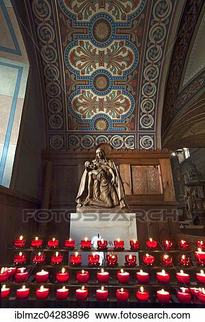 Marie altar with candles in the monastery church, Cistercian Abbey, Stift St. Marienthal on the Neisse, Oberlausitz, Saxony, Germany, Europe View Large Photo Image Stock Photograph - Marie altar with candles in the monastery church, Cistercian Abbey, Stift St. Marienthal on the Neisse, Oberlausitz, Saxony, Germany, Europe. Fotosearch