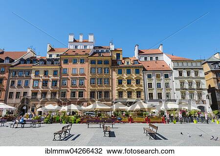 Marketplace, restaurants, historic centre, Warsaw, Mazovia, Poland, Europe View Large Photo Image Stock Image - Marketplace, restaurants, historic centre, Warsaw, Mazovia, Poland, Europe. Fotosearch