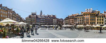Marketplace, restaurants, historic centre, Warsaw, Mazovia, Poland, Europe View Large Photo Image Stock Photo - Marketplace, restaurants, historic centre, Warsaw, Mazovia, Poland, Europe. Fotosearch