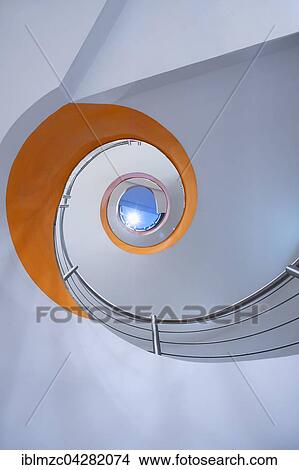 Modern staircase in a department store, Nuremberg, Middle Franconia, Bavaria, Germany, Europe View Large Photo Image Picture - Modern staircase in a department store, Nuremberg, Middle Franconia, Bavaria, Germany, Europe. Fotosearch
