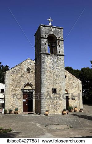 Monastery Ayios Antonios, Crete, Greece, Europe View Large Photo Image Stock Image - Monastery Ayios Antonios, Crete, Greece, Europe. Fotosearch