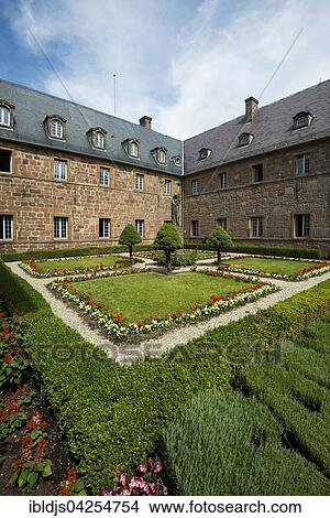 Monastery garden in the Mont Sainte-Odile monastery, Ottrott, Bas-Rhin, Alsace, France, Europe View Large Photo Image Picture - Monastery garden in the Mont Sainte-Odile monastery, Ottrott, Bas-Rhin, Alsace, France, Europe. Fotosearch