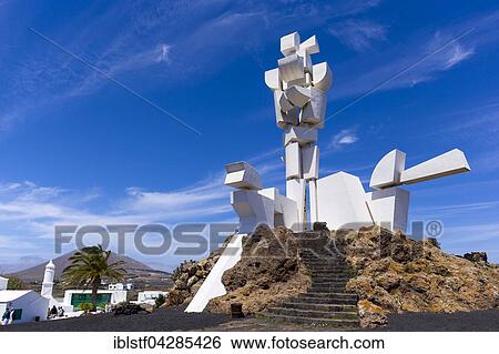 Monumento al Campesino, by Cesar Manrique, in San Bartolome, Lanzarote, Canary Islands, Spain, Europe View Large Photo Image Stock Photograph - Monumento al Campesino, by Cesar Manrique, in San Bartolome, Lanzarote, Canary Islands, Spain, Europe. Fotosearch