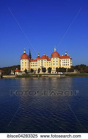 Stock Photography - Moritzburg Castle, Saxony, Germany, Europe. Fotosearch