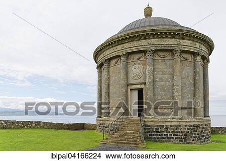 Picture - Mussenden Temple, Castlerock, County Londonderry, Northern Ireland, United Kingdom, Europe. Fotosearch