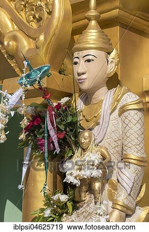 Nat spirit statue at Shwedagon Pagoda, Yangon, Myanmar, Burma, Asia View Large Photo Image Stock Photo - Nat spirit statue at Shwedagon Pagoda, Yangon, Myanmar, Burma, Asia. Fotosearch