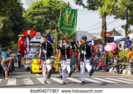 National Day parade, Klaten, Central Java, Java Island, Indonesia, Asia View Large Photo Image Stock Photo - National Day parade, Klaten, Central Java, Java Island, Indonesia, Asia. Fotosearch