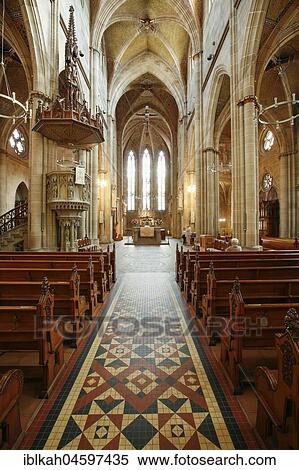 Nave with altar room, St. Mary's Church, Reutlingen, Baden Württemberg, Germany, Europe View Large Photo Image Stock Photography - Nave with altar room, St. Mary's Church, Reutlingen, Baden Württemberg, Germany, Europe. Fotosearch