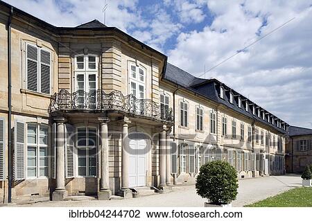 Stock Image - New Castle, park front, Bayreuth, Upper Franconia, Bavaria, Germany, Europe. Fotosearch