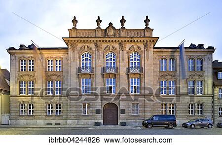 Stock Photograph - New Palace, Bayreuth, Upper Franconia, Bavaria, Germany, Europe. Fotosearch