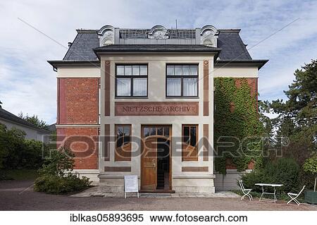 Nietzsche Archive, Villa Silberblick, architect Henry van de Velde, Weimar, Thuringia, Germany, Europe View Large Photo Image Stock Photography - Nietzsche Archive, Villa Silberblick, architect Henry van de Velde, Weimar, Thuringia, Germany, Europe. Fotosearch