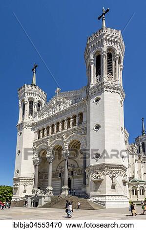 Notre Dame de Fourviere Basilica, Lyon, Auvergne Rhone Alpes, France, Europe View Large Photo Image Stock Image - Notre Dame de Fourviere Basilica, Lyon, Auvergne Rhone Alpes, France, Europe. Fotosearch