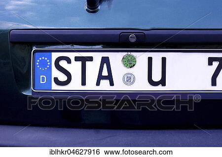 Number plate Stau, Germany, Europe View Large Photo Image Stock Photograph - Number plate Stau, Germany, Europe. Fotosearch