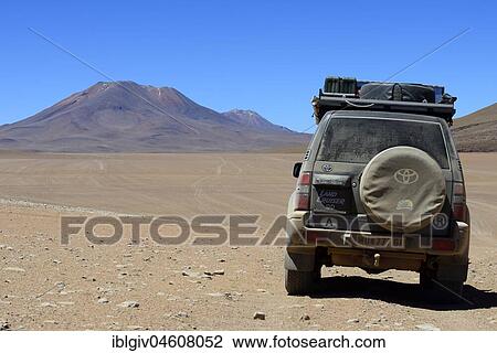 Off-road vehicle on the lagoon route, Reserva Nacional de Fauna Andina Eduardo Abaroa, Altiplano, Sur Lípez, Bolivia, South America View Large Photo Image Stock Image - Off-road vehicle on the lagoon route, Reserva Nacional de Fauna Andina Eduardo Abaroa, Altiplano, Sur Lípez, Bolivia, South America. Fotosearch