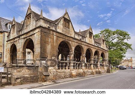 Old Market Hall, Chipping Campden, Oxfordshire, England, United Kingdom, Europe View Large Photo Image Stock Photo - Old Market Hall, Chipping Campden, Oxfordshire, England, United Kingdom, Europe. Fotosearch