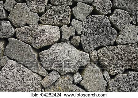 Old stone wall, Iceland, Europe View Large Photo Image Picture - Old stone wall, Iceland, Europe. Fotosearch