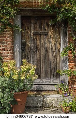 Old wooden door, Sissinghurst Castle, County Kent, England, Great Britain View Large Photo Image Stock Photo - Old wooden door, Sissinghurst Castle, County Kent, England, Great Britain. Fotosearch