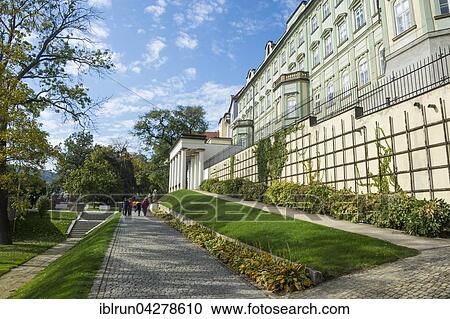 Palace garden of the Prague castle, Prague, Czech Republic, Europe View Large Photo Image Stock Image - Palace garden of the Prague castle, Prague, Czech Republic, Europe. Fotosearch
