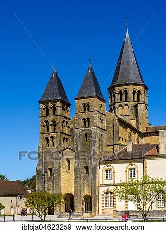 Paray le Monial, Basilica of The Sacred Heart, romanesque church, a pilgrimage site on the river Bourbince, Saône et Loire department, France, Europe View Large Photo Image Stock Photo - Paray le Monial, Basilica of The Sacred Heart, romanesque church, a pilgrimage site on the river Bourbince, Saône et Loire department, France, Europe. Fotosearch