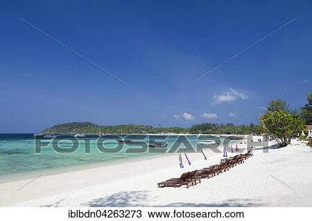 Stock Image - Pattaya beach, Ko Lipe or Koh Lipe island, Tarutao National Marine Park, Thailand, Asia. Fotosearch