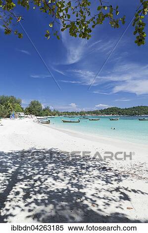 Stock Photography - Pattaya beach, Ko Lipe or Koh Lipe island, Tarutao National Marine Park, Thailand, Asia. Fotosearch