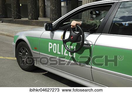 Police transport Steering wheel, Berlin, Germany, Europe View Large Photo Image Stock Image - Police transport Steering wheel, Berlin, Germany, Europe. Fotosearch