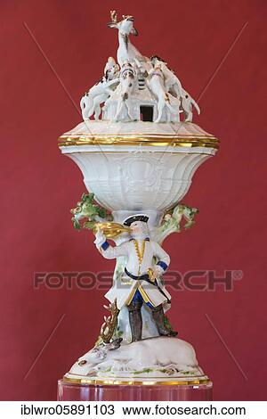 Porcelain work with hunting motives in the hunting lodge Clemenswerth, Emsland, Sögel, Lower Saxony, Germany, Europe View Large Photo Image Stock Image - Porcelain work with hunting motives in the hunting lodge Clemenswerth, Emsland, Sögel, Lower Saxony, Germany, Europe. Fotosearch