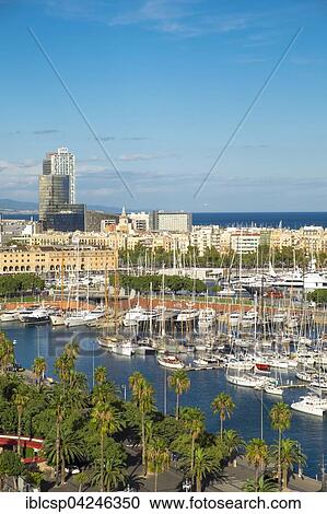 Port Vell, old harbour, Barcelona, Catalonia, Spain, Europe View Large Photo Image Stock Image - Port Vell, old harbour, Barcelona, Catalonia, Spain, Europe. Fotosearch