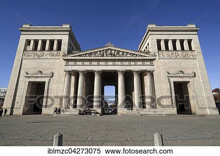 Propylaea, east side, architect Leo von Klenze, Konigsplatz, Munich, Bavaria, Upper Bavaria, Germany, Europe View Large Photo Image Stock Photography - Propylaea, east side, architect Leo von Klenze, Konigsplatz, Munich, Bavaria, Upper Bavaria, Germany, Europe. Fotosearch