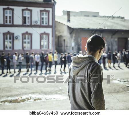 Refugees, Afghani, Pakistani youth, abandoned department store, Belgrade, Serbia, Europe View Large Photo Image Stock Image - Refugees, Afghani, Pakistani youth, abandoned department store, Belgrade, Serbia, Europe. Fotosearch
