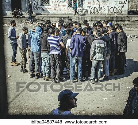 Refugees, Afghani, Pakistani youth, abandoned department store, Belgrade, Serbia, Europe View Large Photo Image Stock Photo - Refugees, Afghani, Pakistani youth, abandoned department store, Belgrade, Serbia, Europe. Fotosearch