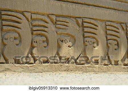 Relief of the wall made of mud brick, adobe, ruins of Chan Chan, Trujillo, La Liberdad region, Peru, South America View Large Photo Image Stock Image - Relief of the wall made of mud brick, adobe, ruins of Chan Chan, Trujillo, La Liberdad region, Peru, South America. Fotosearch
