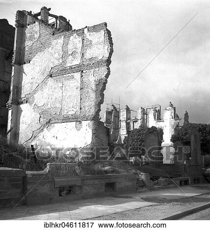 Residential buildings, ruins in Freiburg, ca. 1945, Freiburg, Germany, Europe View Large Photo Image Stock Photo - Residential buildings, ruins in Freiburg, ca. 1945, Freiburg, Germany, Europe. Fotosearch