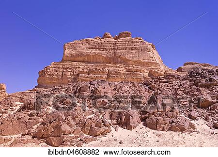Stock Image - Rock formation Titanic, Sinai, Egypt, Africa. Fotosearch