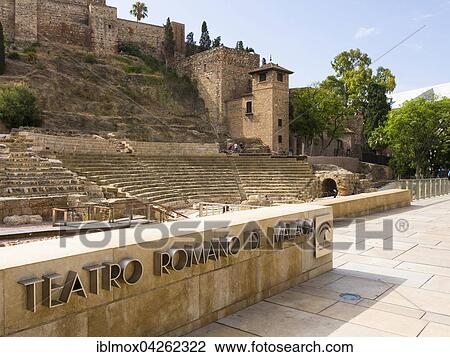 Roman theater, Malaga, Malaga Province, Andalusia, Spain, Europe View Large Photo Image Stock Image - Roman theater, Malaga, Malaga Province, Andalusia, Spain, Europe. Fotosearch