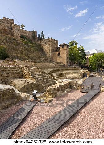 Roman theater, Malaga, Malaga Province, Andalusia, Spain, Europe View Large Photo Image Stock Photography - Roman theater, Malaga, Malaga Province, Andalusia, Spain, Europe. Fotosearch