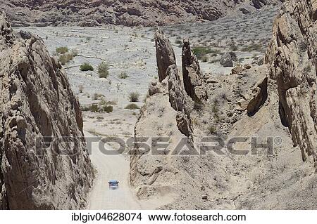 Rugged rocks in the Quebrada de Las Flechas, Route National RN 40, near Cafayate, Salta, Argentina, South America View Large Photo Image Picture - Rugged rocks in the Quebrada de Las Flechas, Route National RN 40, near Cafayate, Salta, Argentina, South America. Fotosearch