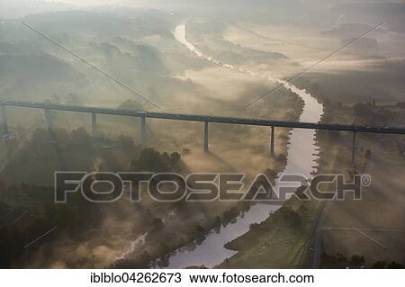 Ruhr viaduct over Ruhr, Bundesautobahn A52, fog in autumn, Mulheim, Mintard, Ruhr district, North Rhine-Westphalia, Germany, Europe View Large Photo Image Stock Image - Ruhr viaduct over Ruhr, Bundesautobahn A52, fog in autumn, Mulheim, Mintard, Ruhr district, North Rhine-Westphalia, Germany, Europe. Fotosearch