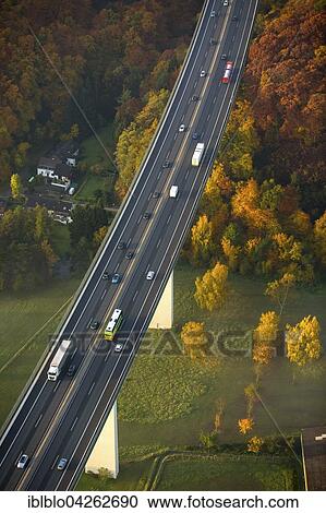 Ruhr viaduct with traffic, Bundesautobahn A52, autumn, Mulheim, Mintard, Ruhr district, North Rhine-Westphalia, Germany, Europe View Large Photo Image Stock Image - Ruhr viaduct with traffic, Bundesautobahn A52, autumn, Mulheim, Mintard, Ruhr district, North Rhine-Westphalia, Germany, Europe. Fotosearch