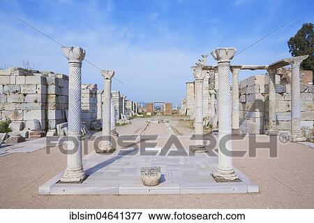 Ruin of Basilica of St John, Selcuk, Turkey, Asia View Large Photo Image Stock Photo - Ruin of Basilica of St John, Selcuk, Turkey, Asia. Fotosearch