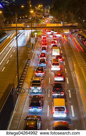 Rush hour, Rheinuferstrasse, Cologne, North Rhine-Westphalia, Germany, Europe View Large Photo Image Stock Image - Rush hour, Rheinuferstrasse, Cologne, North Rhine-Westphalia, Germany, Europe. Fotosearch