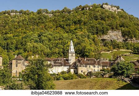 Saint-Pierre abbey, Baume-les-Messieurs, Jura department, Bourgogne-Franche-Comté, France, Europe View Large Photo Image Stock Photo - Saint-Pierre abbey, Baume-les-Messieurs, Jura department, Bourgogne-Franche-Comté, France, Europe. Fotosearch