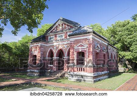 Stock Photo - Sala Phra Wiharn Daeng, Khao Tang Kuan hill, Songkhla, Thailand, Asia. Fotosearch