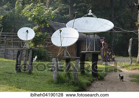 Satellite dishes, Matamba-Solo, Bandundu Province, Congo-Brazzaville, Africa View Large Photo Image Stock Photo - Satellite dishes, Matamba-Solo, Bandundu Province, Congo-Brazzaville, Africa. Fotosearch