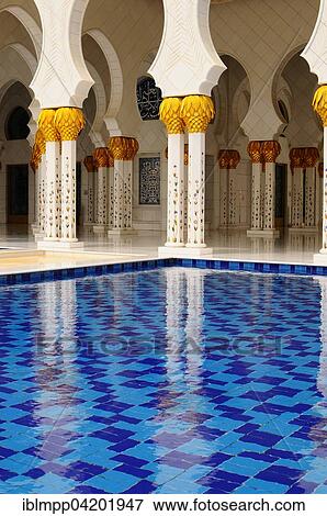 Sheikh Zayed Mosque, Abu Dhabi, United Arab Emirates, Asia View Large Photo Image Stock Photo - Sheikh Zayed Mosque, Abu Dhabi, United Arab Emirates, Asia. Fotosearch