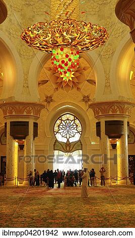 Sheikh Zayed Mosque, interior, Abu Dhabi, United Arab Emirates, Asia View Large Photo Image Stock Image - Sheikh Zayed Mosque, interior, Abu Dhabi, United Arab Emirates, Asia. Fotosearch